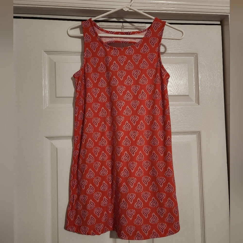 JESSICA SIMPSON‎ Girls Coral Paisley Sleeveless Dress